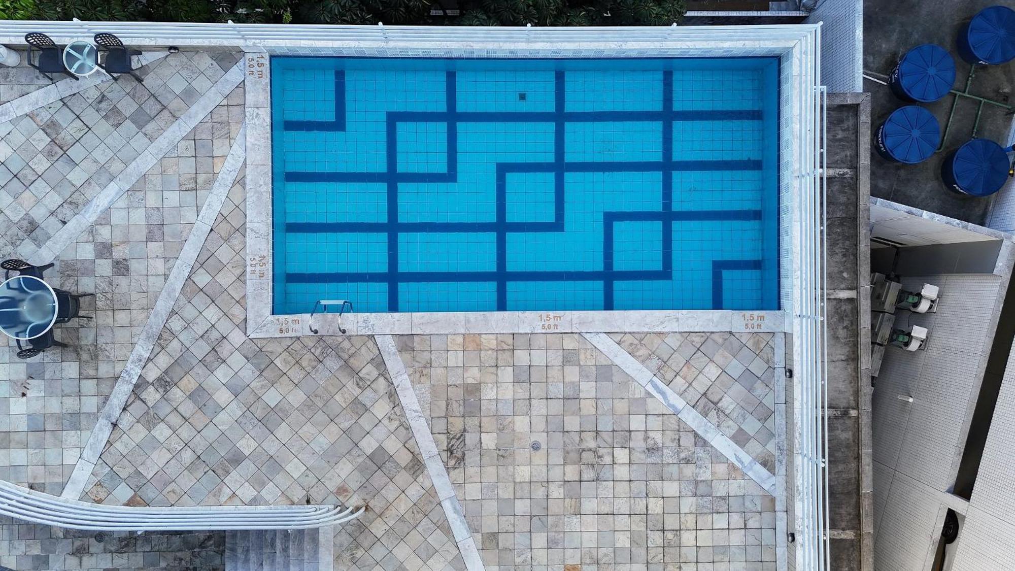 Flat No Condominio Metropolis - Ilha Do Leite เฮซิเฟ ภายนอก รูปภาพ