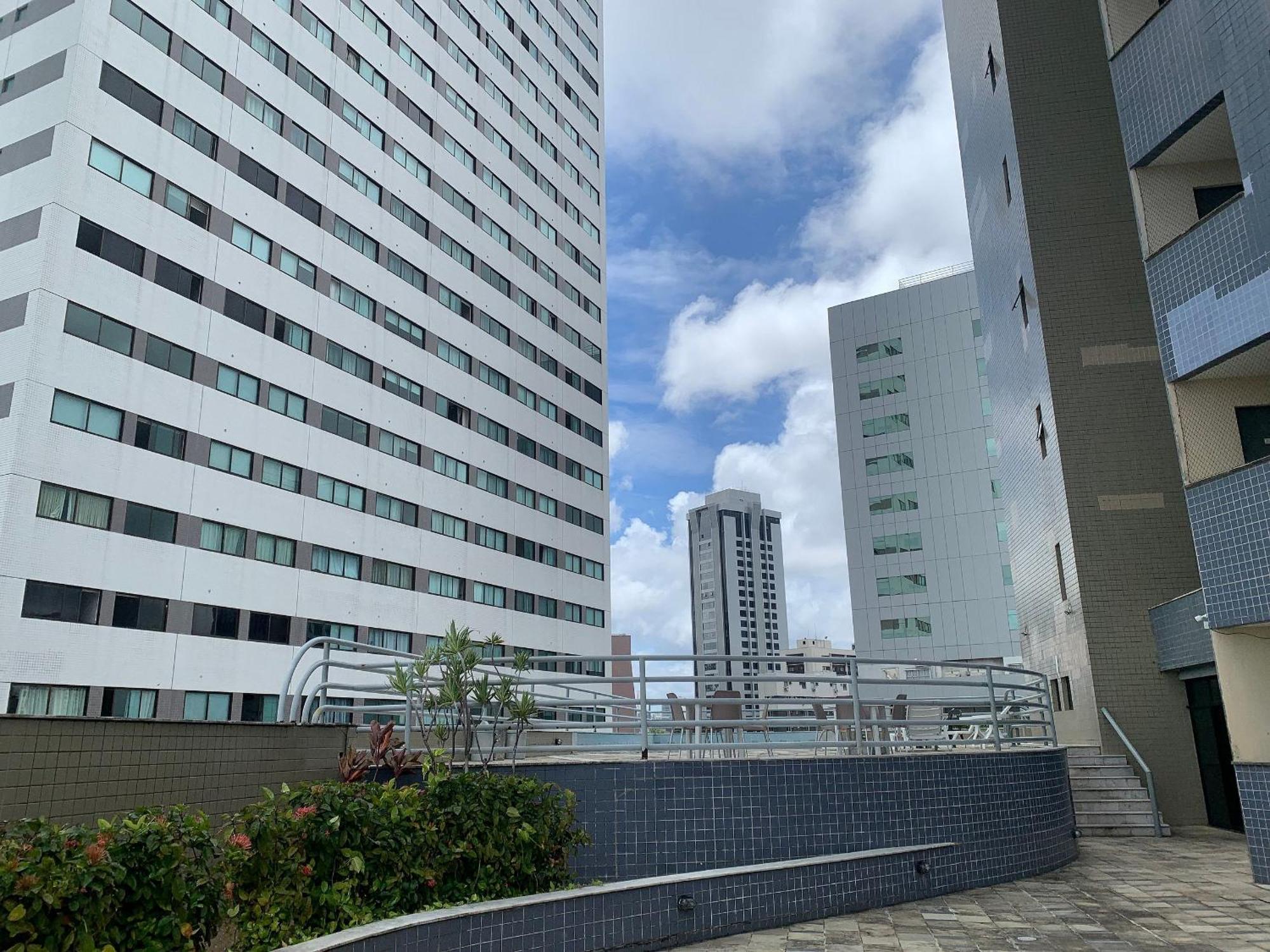 Flat No Condominio Metropolis - Ilha Do Leite เฮซิเฟ ภายนอก รูปภาพ